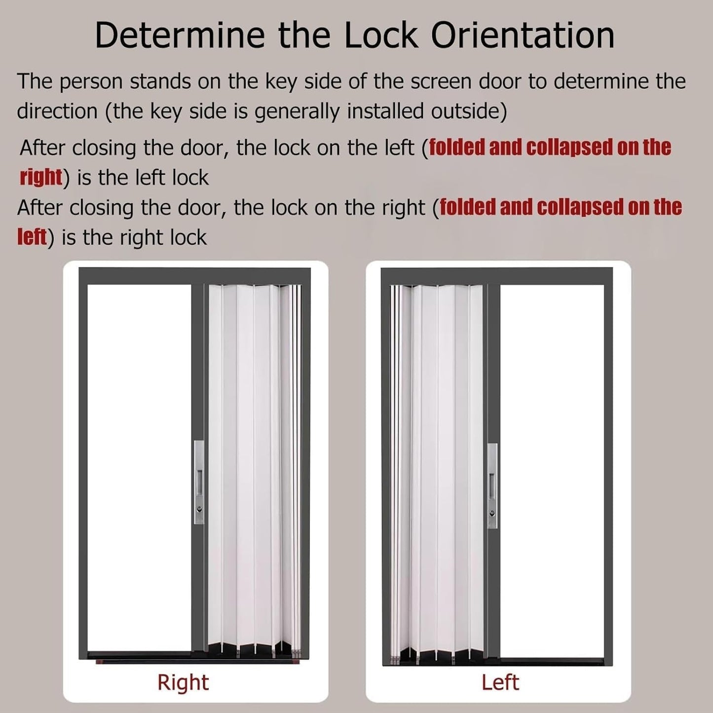 Removable Folding Door Lock 🔒🏡