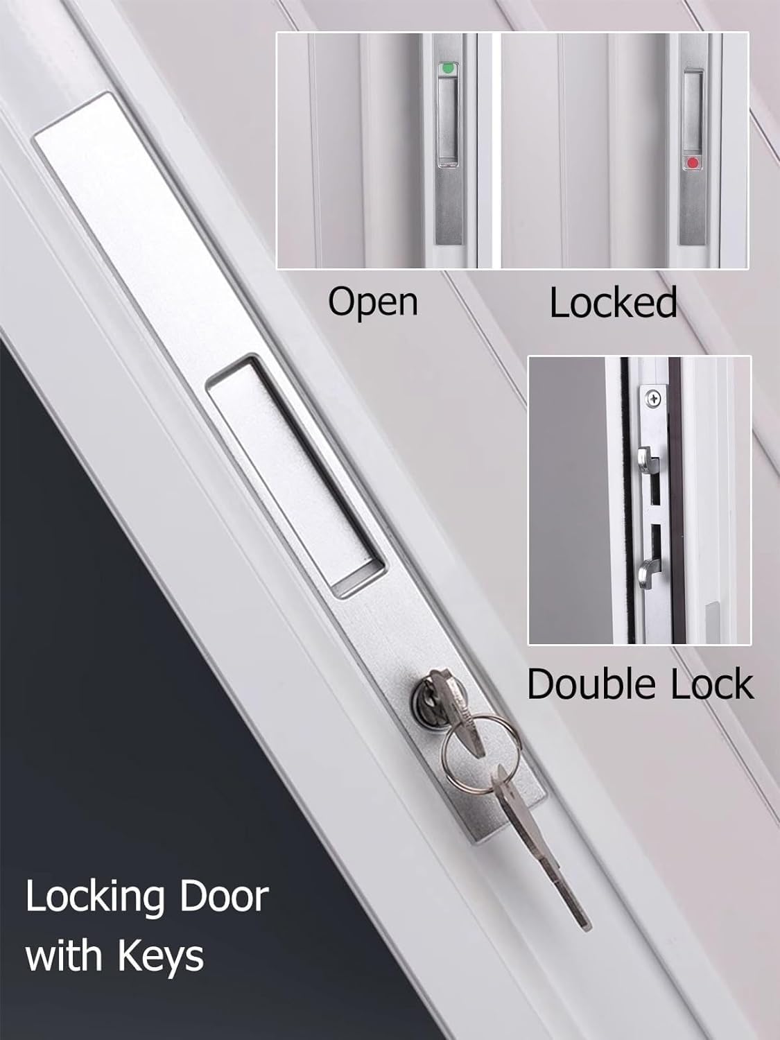Removable Folding Door Lock 🔒🏡