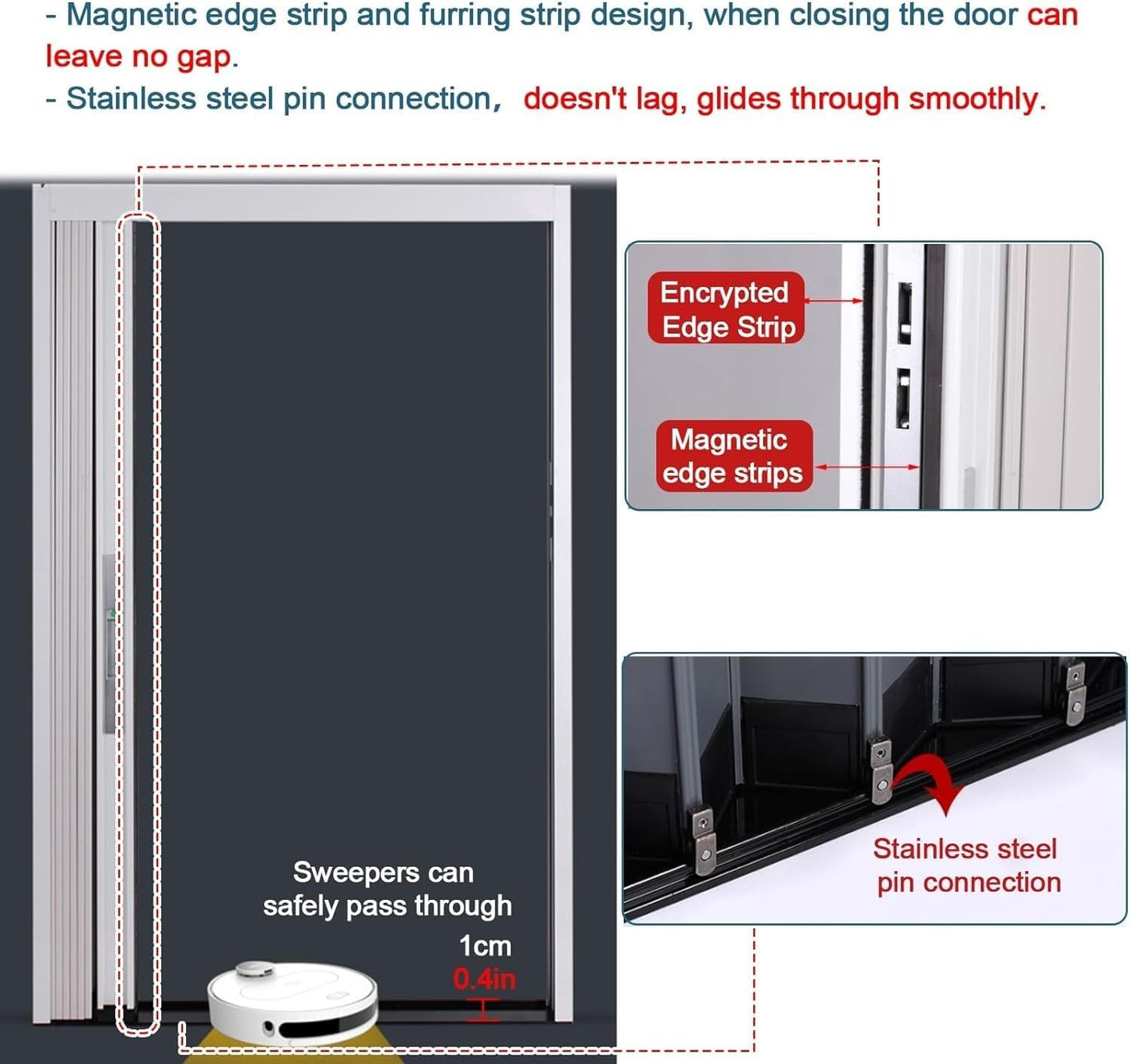 Removable Folding Door Lock 🔒🏡