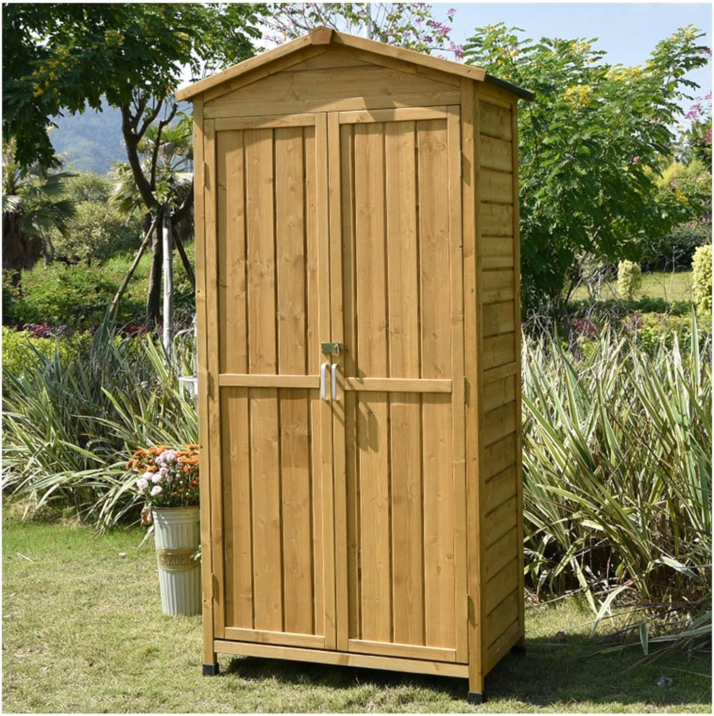 Lockable Waterproof Outdoor Storage Box 🏡🔒