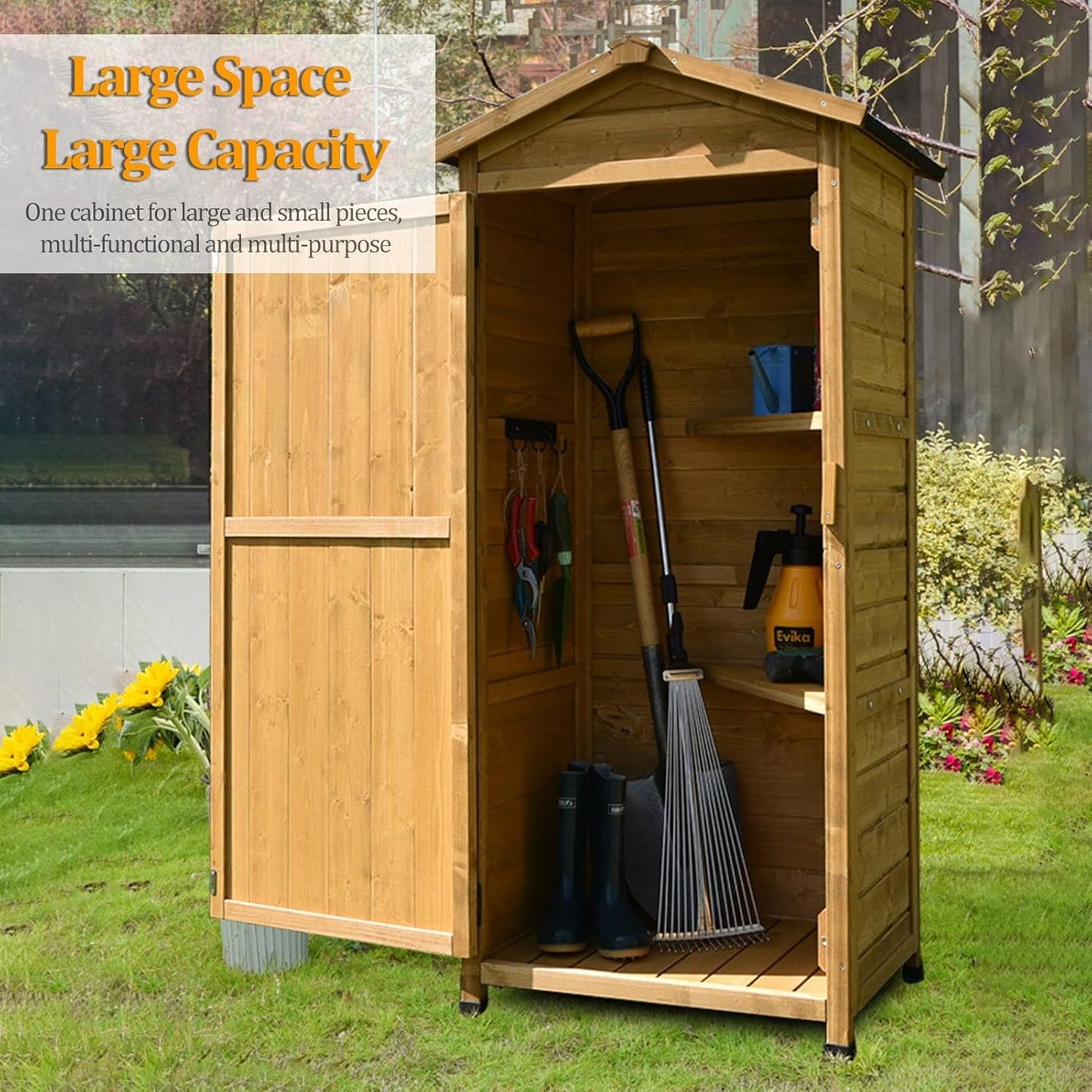 Lockable Waterproof Outdoor Storage Box 🏡🔒