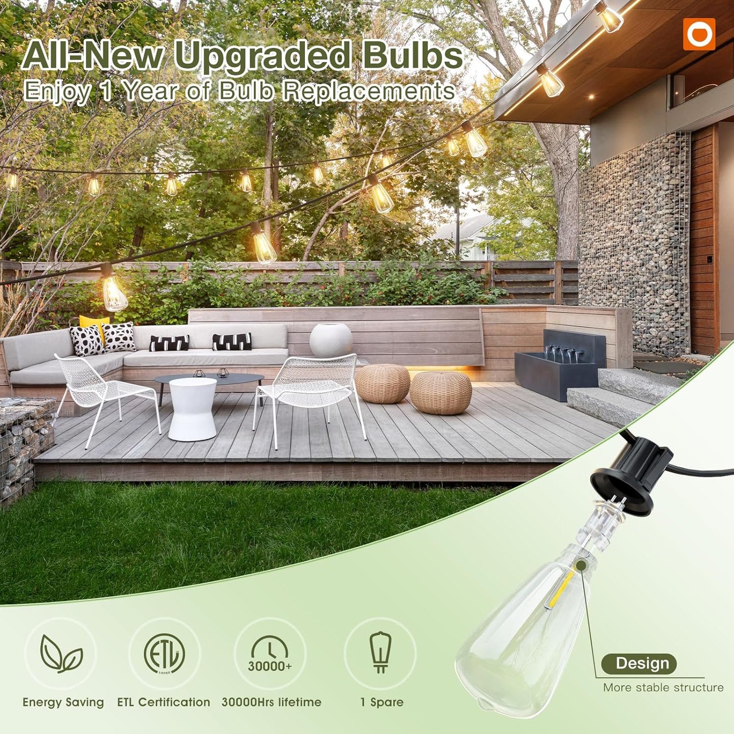 Waterproof Outdoor String Lights 🌟🏡